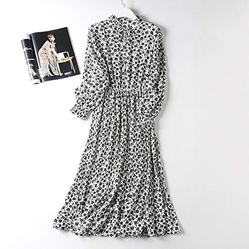 Sotia ワンピース レディース 花柄 長袖 ロング スカート 体型カバー プリーツ 上品 旅行 着痩せ マキシ丈 ウエス 5starinspections Com