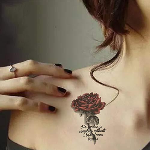 Yesallwas タトゥーシール 薔薇 花 フラワー 入れ墨シール ローズ タトゥーステッカー ボディーシール 子供 レデ Wjk ウィジェクトストア 通販 Yahoo ショッピング