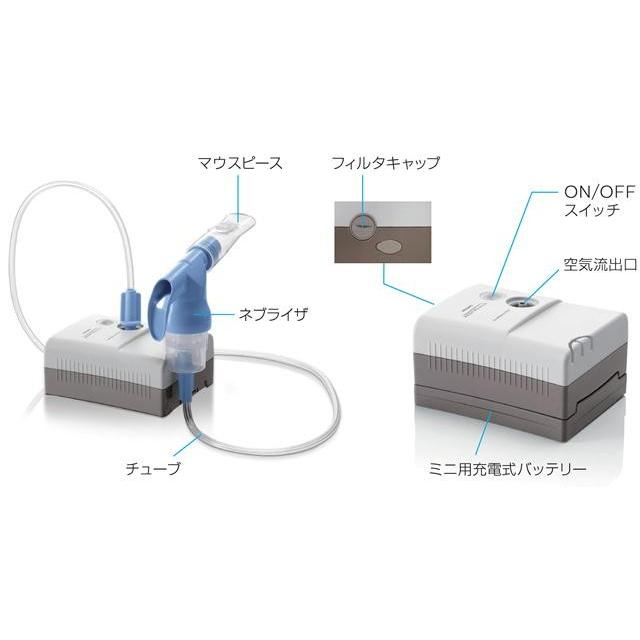 吸入器 イノスパイアミニ コンプレッサーネブライザ 1109293 フィリップス・ジャパン｜wel-sense-shop｜02