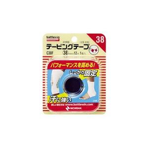 ニチバン バトルウィン テーピングテープ 非伸縮タイプ 38mm×12m 1ロール C38F 25-3127-00｜wel-sense-shop