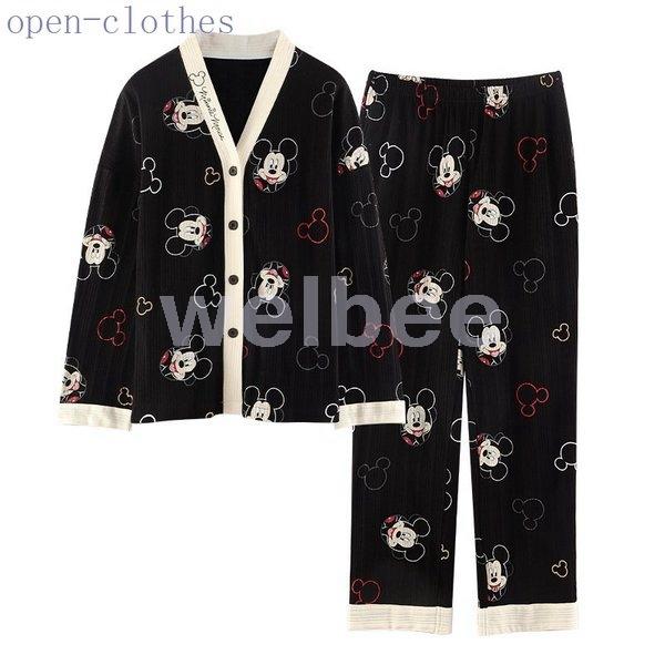 21新作 ディズニー パジャマ ルームウェア 綿 レディース 秋冬 長袖 女性 可愛い 部屋着 寝巻き 韓国 誕生日
