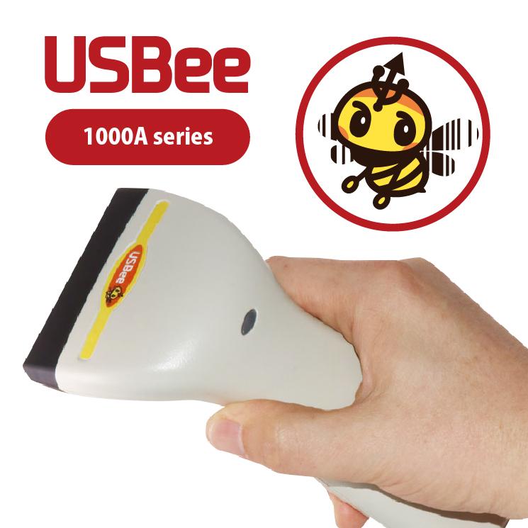 バーコードリーダー USB接続 USBee 1000A-WHT-USB JANコード 1D タッチ