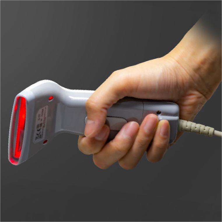 オプトエレクトロニクス バーコードリーダー USB接続 C-37-U GS1 65mm