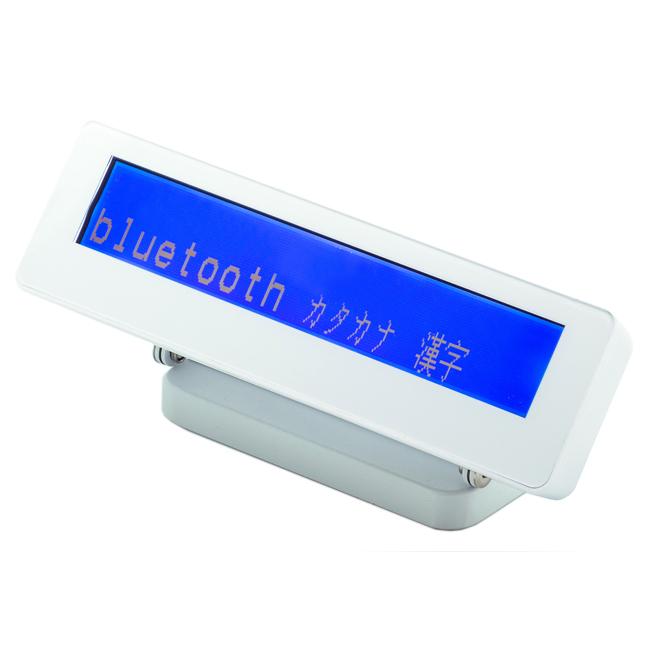 Bluetooth カスタマディスプレイ ホワイト LM760-IW 液晶ディスプレイ 業務用 法人様向け｜welcom-barcode