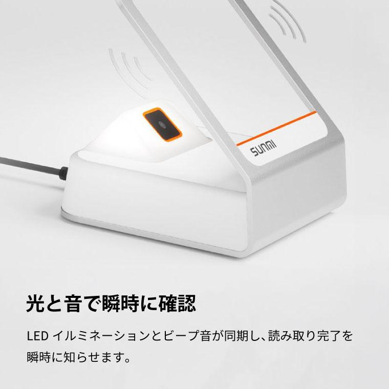 QRコードリーダー USB Type-C接続 SUNMI-BLINK2-WHT-UTC バーコード