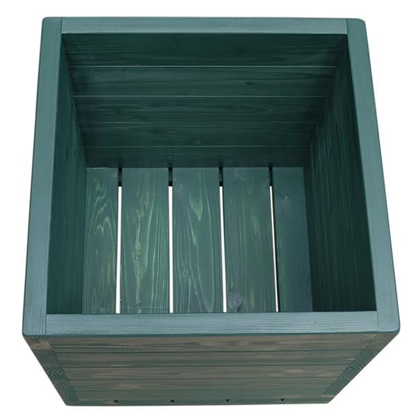 Welcome Wood 大型植木鉢 15号ウッドプランター EHD15-GG 容量・約73リットル 約73リットル