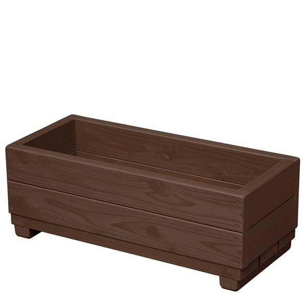 【完成品】WelcomeWood 国産木製プランター EPW66 深型25L 幅66cm 日本製 全5色（寄せ植え・玄関先・店舗装飾）の画像
