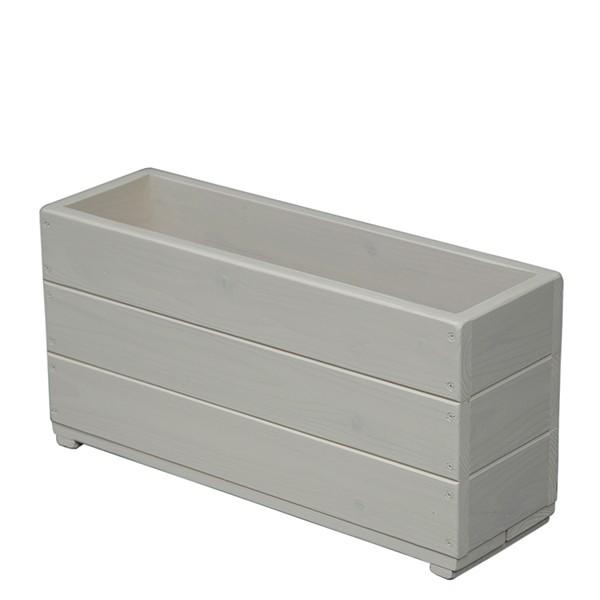 ✦予約済✦1 木製スリムプランター 白 ホワイト1台✦60x19x30cm 容量22L 完成品】WelcomeWood 木製 深型スリムプランター 60cm SPD60 奥行19cm