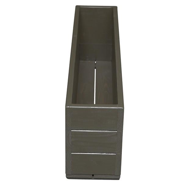 WelcomeWood 木製深型スリムプランター90cm SPD90 奥行19cm 約33L 完成品 日本製 全5色の画像