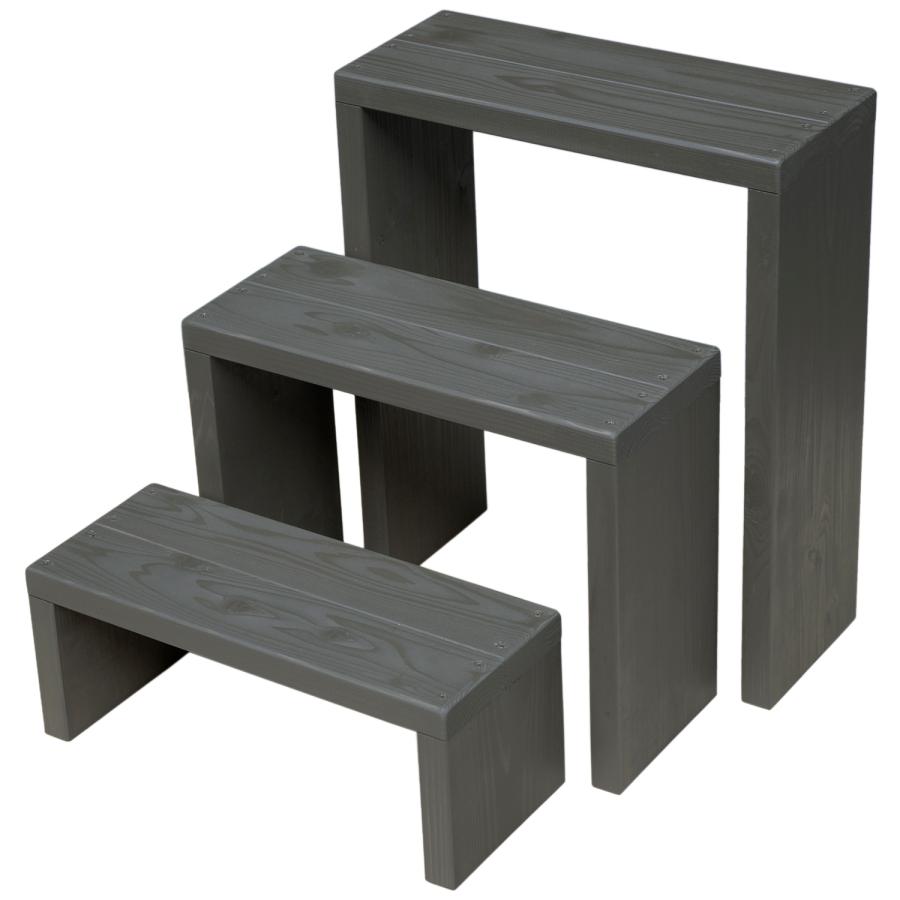 完成品】WelcomeWood 木製フラワースタンド 花台 プランタースタンド