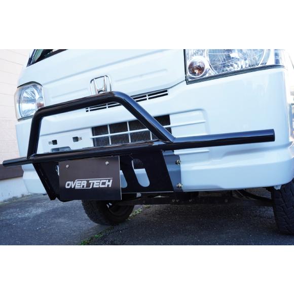 ハイゼットカーゴ パイプバンパー 獅子狩りOVERTECH ブッシュバー