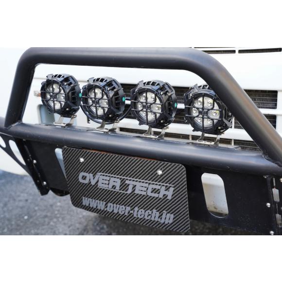 ハイゼットカーゴ パイプバンパー 獅子狩りOVERTECH ブッシュバー