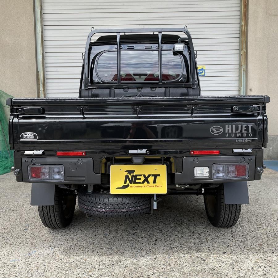 J-NEXT ダイハツ ハイゼットトラック/ハイゼットジャンボ MC後 (S500P/S510P) 用 スモーク テールレンズカバー DAIHATSU HIJET 軽トラック 軽トラカスタム｜welcstore｜02