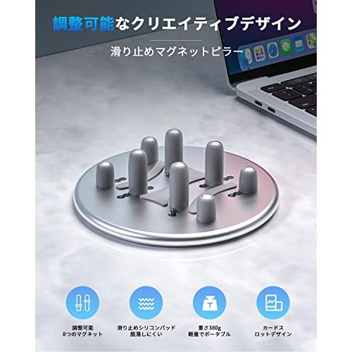 pcスタンド 縦置き ノートパソコンスタンド 縦置き Zexmte 3台収納 mac スタンド ホルダー幅調節可能 滑り止め 安定 Vertic|weleda|02