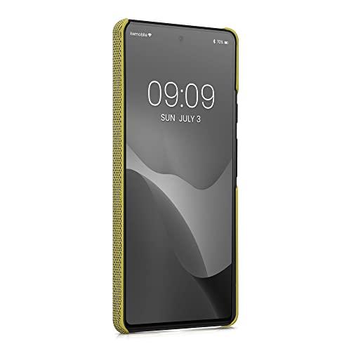 kwmobile 対応: Google Pixel 6a ケース - 布 スマホケース ファブリック カバー 黄色|weleda|02