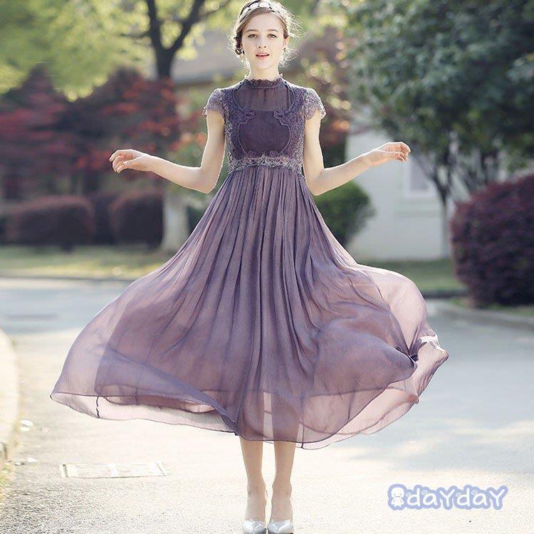 ワンピース 結婚式 ドレス シースルー パーティードレス Welina（株） 二次会 入園式 卒業式 入学式 発表会 OL きれいめ 上品 レディース フォーマル_3