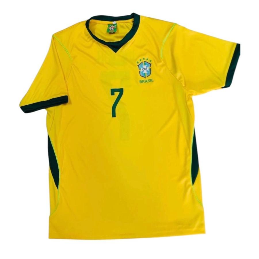 ヴィニシウス背番号7 ブラジル代表 ホーム 2026年 W杯モデル  ユニフォーム  トップス Tシャツ 半袖 |  | 01