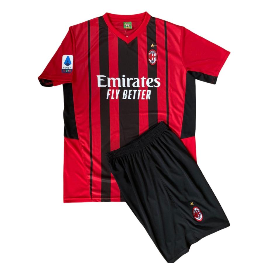 62 以上節約 Acミラン トレーニングシャツ黒 赤2着セット Sushitai Com Mx