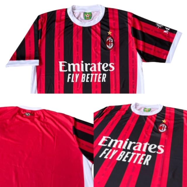 24/25 ACミラン ホーム 海外 サッカー ユニフォーム トップス Tシャツ