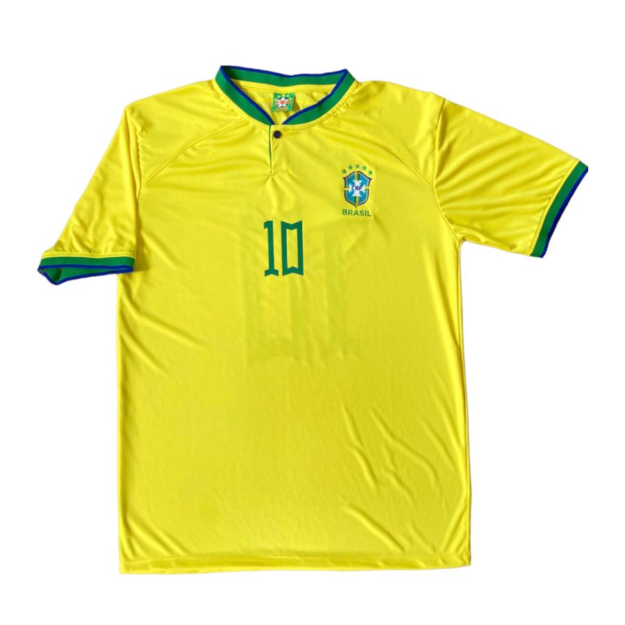 W杯モデル ネイマール 背番号10 ブラジル代表　ホーム 22/23 海外 サッカー レプリカ ユニフォーム トップス Tシャツ 半袖