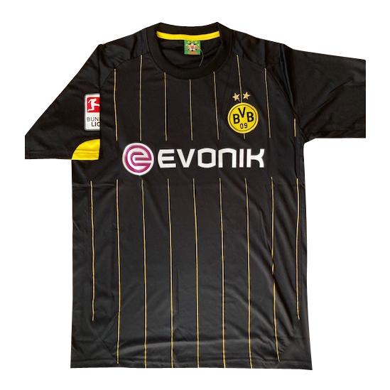超人気の サポーターグッズ サッカー ユニフォーム レプリカ チームオーダー可 サッカーユニフォーム ドルトムント アウェイ 黒 14 16 大人用 トップス Www Threeriversofs Com