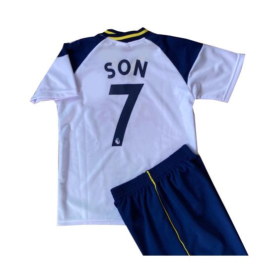 サッカー専門店ウエラーユニフォーム 子供 サッカー ソン フンミン 7 トッテナム ホーム 21 子供用上下セット おしゃれ