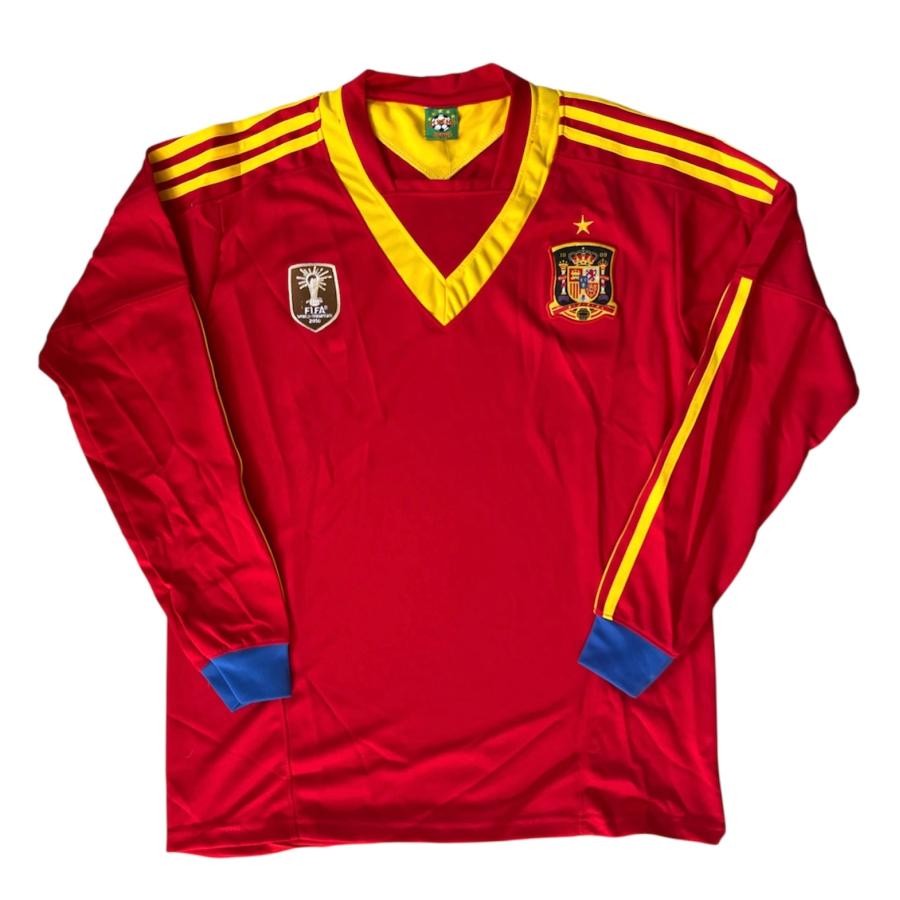  スペイン代表 長袖ユニフォーム XL スペイン代表 ホーム 長袖 Fサイズ ユニフォーム : サッカー専門店