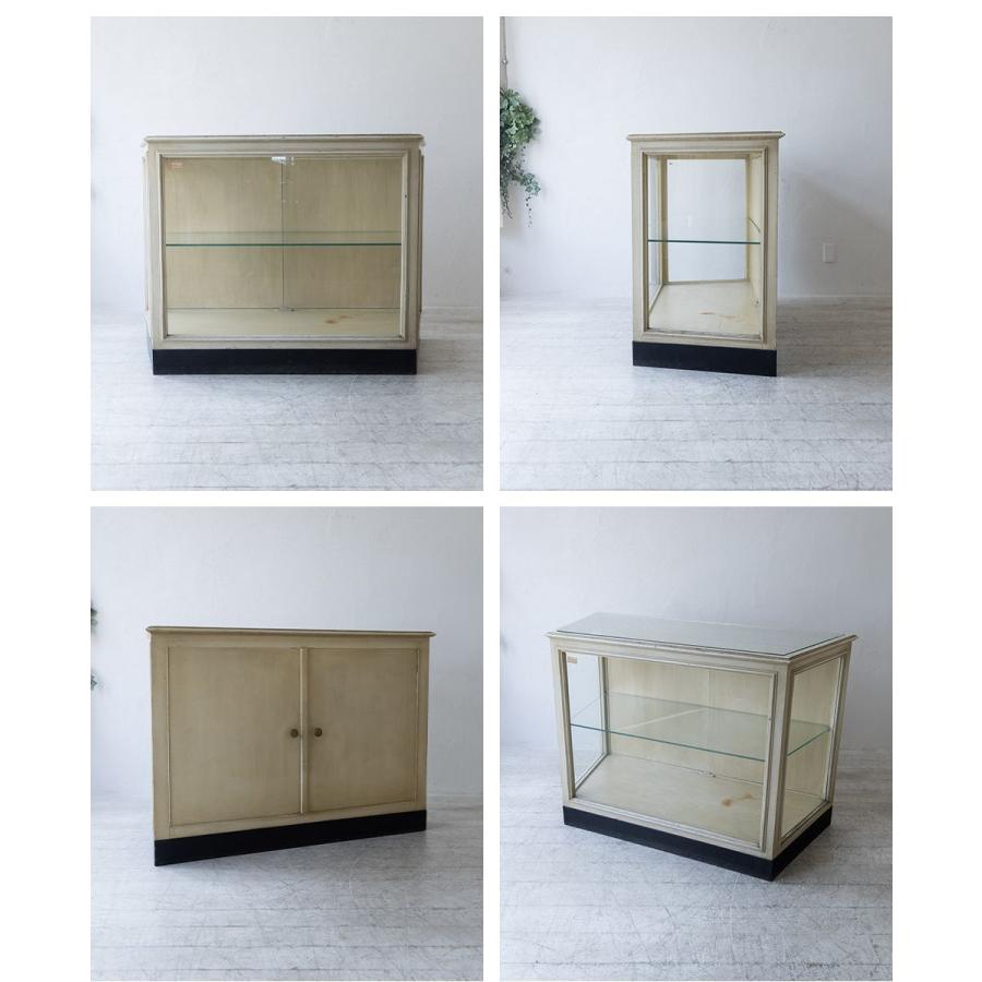 アンティーク家具 安い ガラスショーケース イギリス ビンテージ