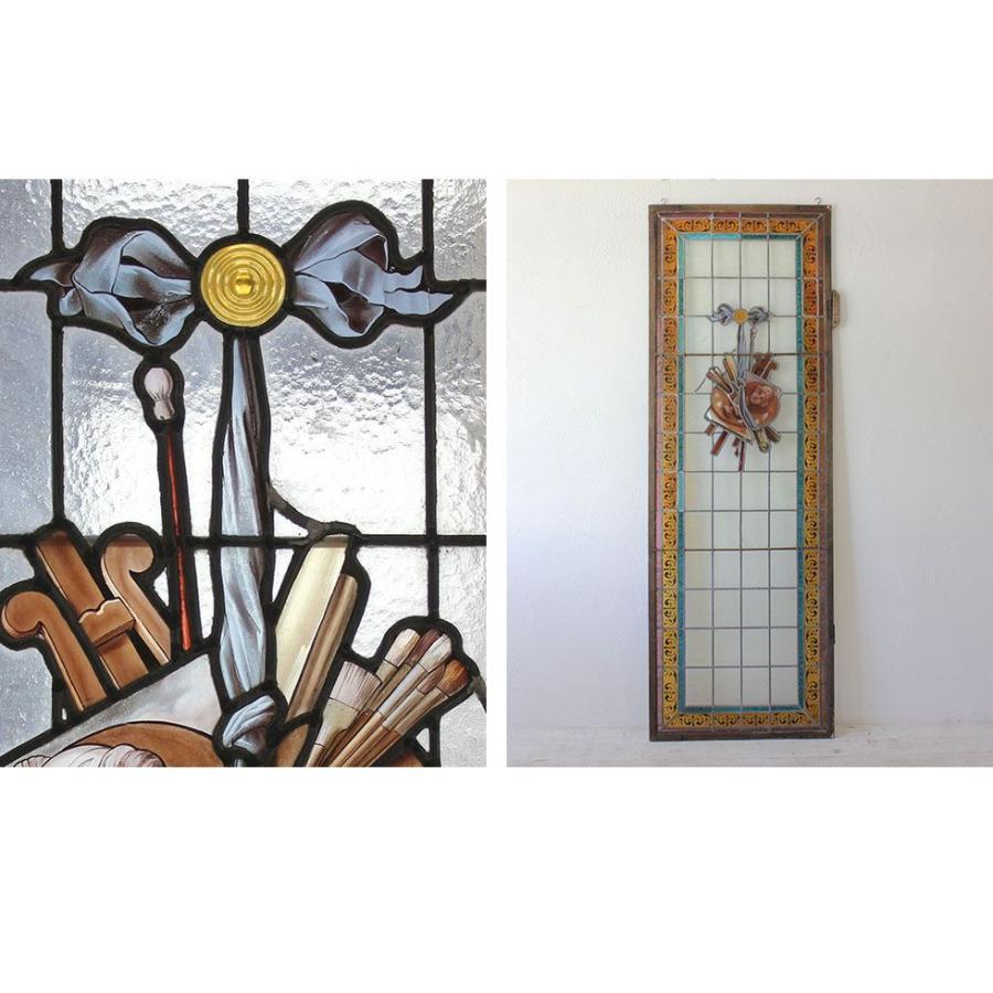 ステンドグラス アンティーク 窓 ヨーロッパ直接買い付け インテリア