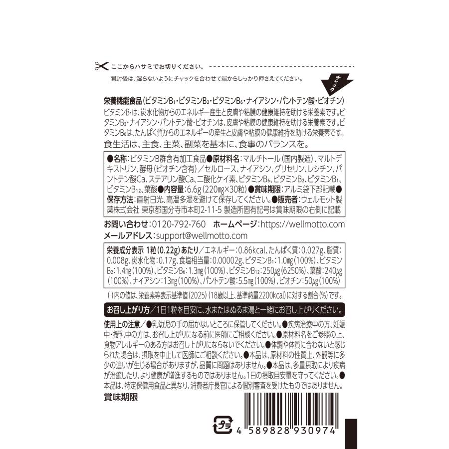 ビタミンB サプリ 【日本初・医師監修】 リポソーム ビタミンB群 8種