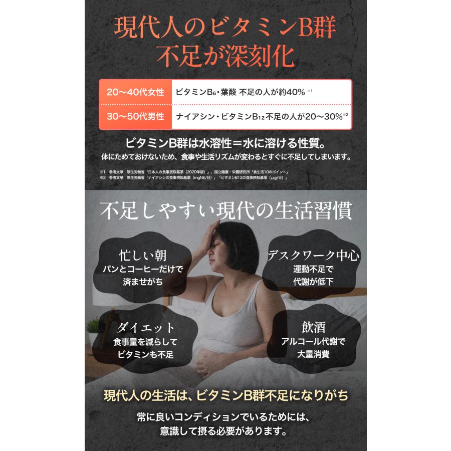 ビタミンB サプリ 【日本初・医師監修】 リポソーム ビタミンB群 8種