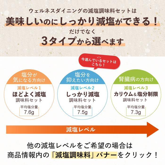 減塩 減塩調味料 減塩醤油 減塩味噌 減塩白だし 減塩ぽん酢 減塩食 塩分カット 塩分制限 塩分調整 塩分控えめ 血圧 高血圧 心疾患 管理栄養士 厳選 しっかり |  | 04