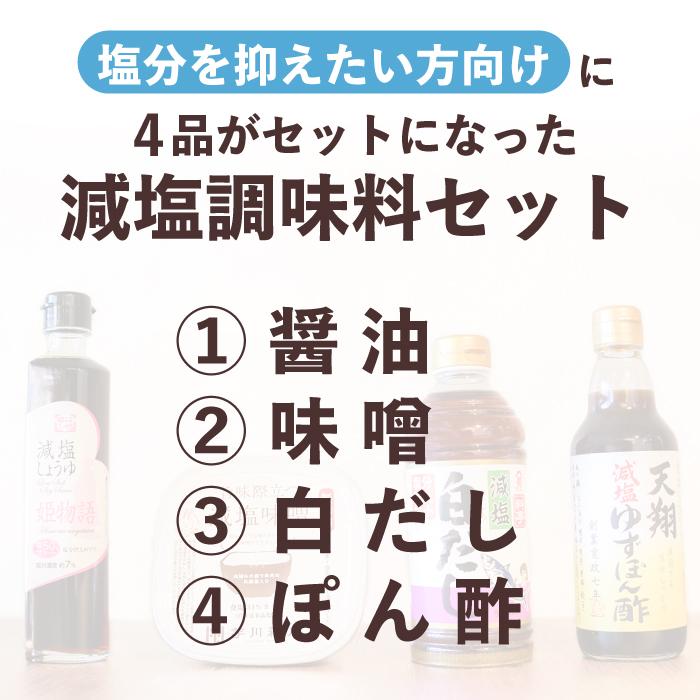 減塩 減塩調味料 減塩醤油 減塩味噌 減塩白だし 減塩ぽん酢 減塩食 塩分カット 塩分制限 塩分調整 塩分控えめ 血圧 高血圧 心疾患 管理栄養士 厳選 しっかり |  | 03