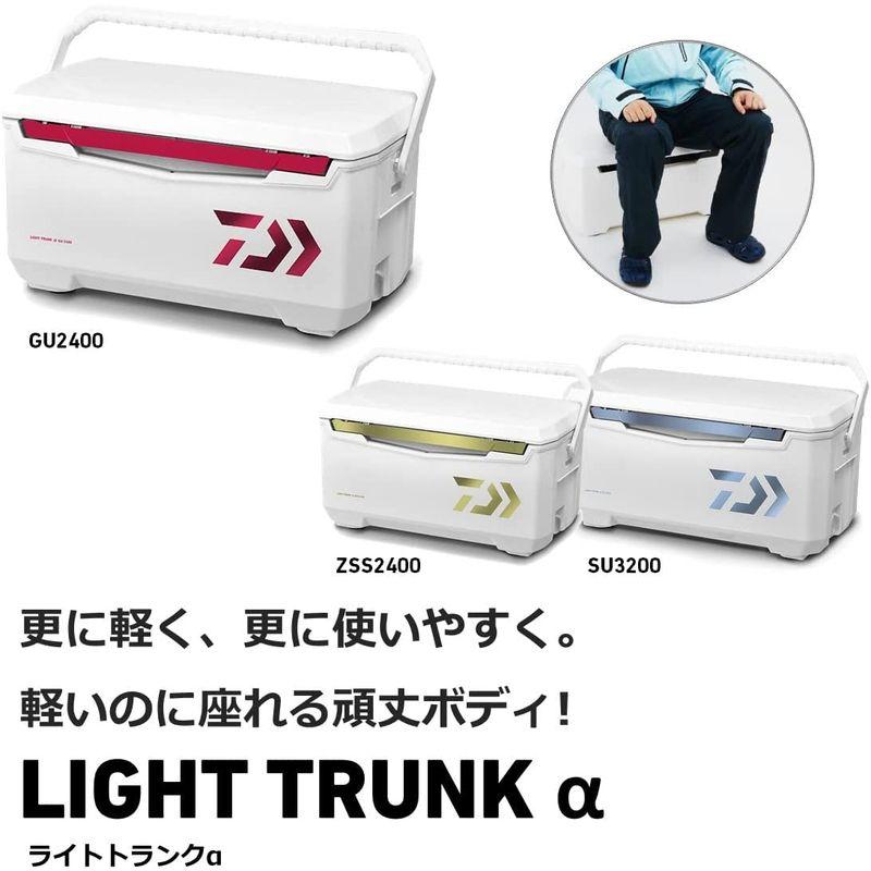 ダイワ(DAIWA) クーラーボックス ライトトランクα S3200 レッド 釣り 32リットル 発泡スチロール レッド DAIWA クーラーボックス ライトトランクα S3200 釣り 32リットル 発泡スチロール cm