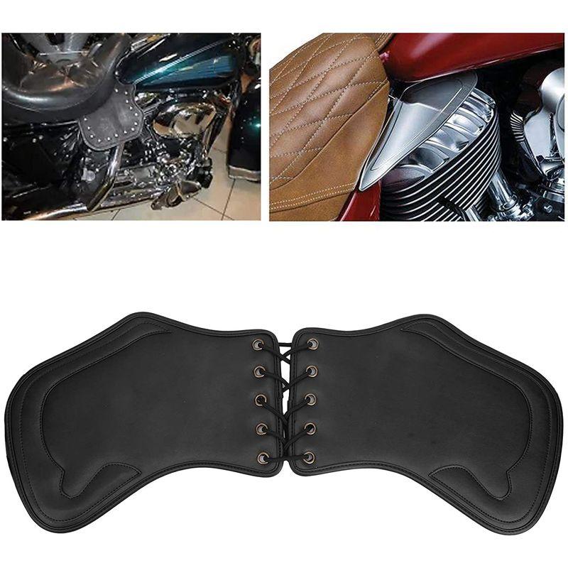 から厳選したヒートデフレクター2pcsモーターサイクルPUヒートデフレクターエンジン暖房断熱クッションサドルガードヒートシールドデフレクターモーターサイ 製造、工場用 バイク サドルシールド デフレクター シート 股下 排熱対策 オーバーヒート 熱ダレ PUレザー 汎用 バイク用品 ハーレー 国産 アメリカン DJ-a392 ドラッグスター ソフテイル イントルーダー バルカン スティード
