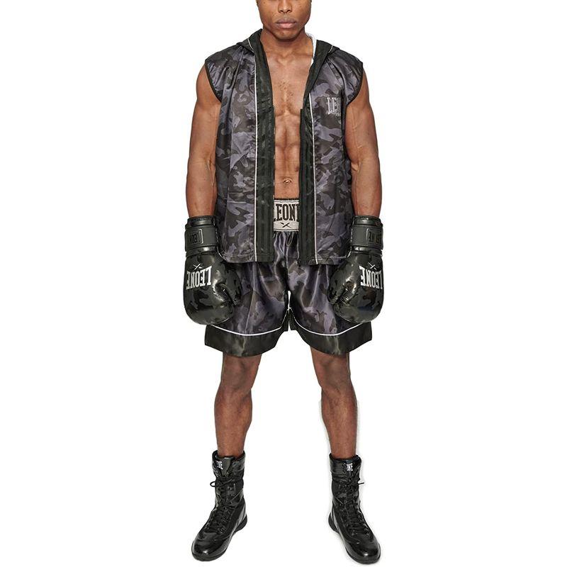 LEONE 1947 スポーツ トレーニング ガウン ユニセックス CAMOBLACK