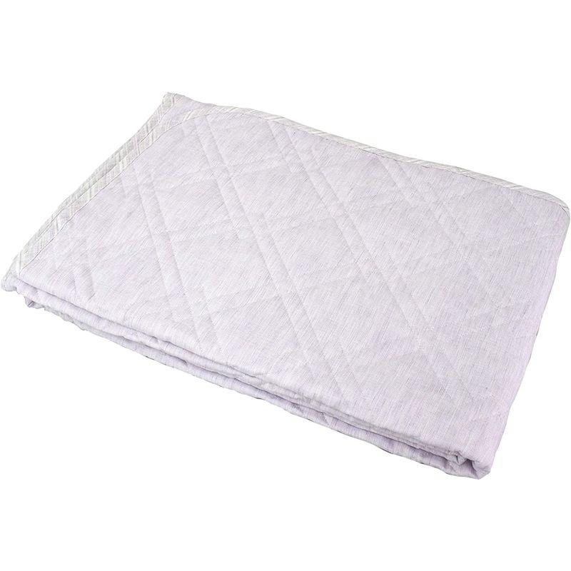 ロマンス小杉 麻 敷きパッド セミダブル きぎの暮らし 近江麻 麻 敷きパッド セミダブル きぎの暮らし 近江麻