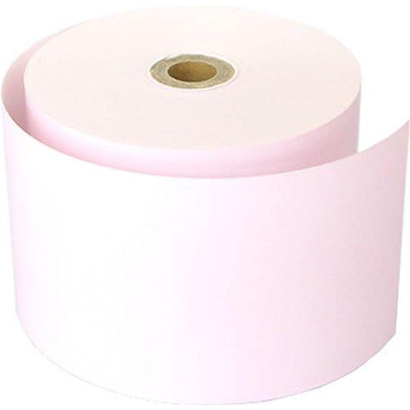 サーマルカラーロール紙　ピンク　幅60mm×外径48mm×芯内径12mm（100巻）