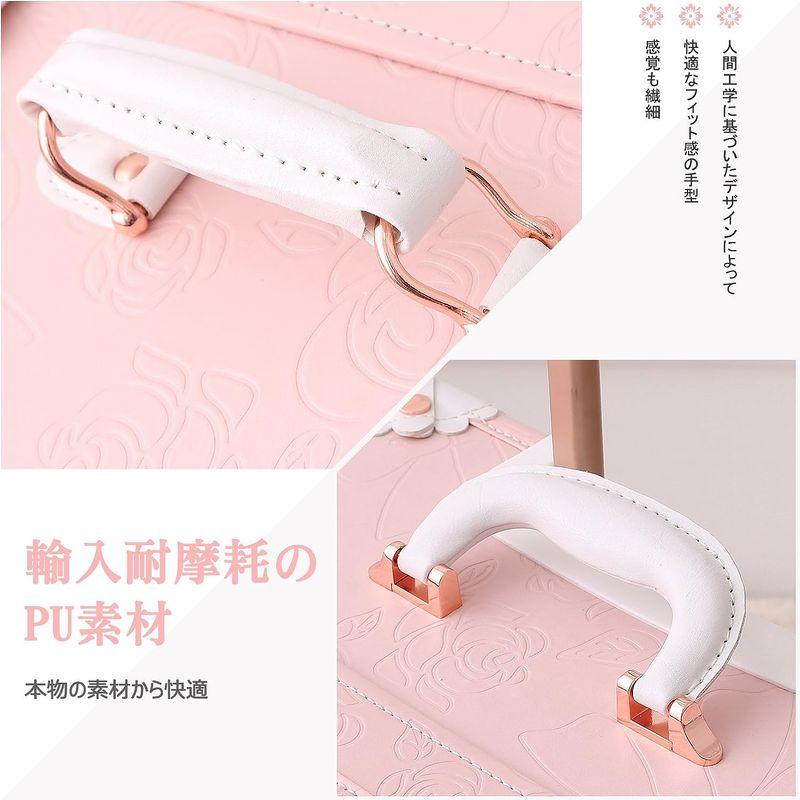 Uniwalker キャリーケース かわいい トランクケース 可愛い レトロ トランク 四輪 復古主義 キャリーバッグ 手作り スーツケース キャリーケース かわいい トランクケース 可愛い レトロ トランク 四輪 復古主義 キャリーバッグ 手作り スーツケース