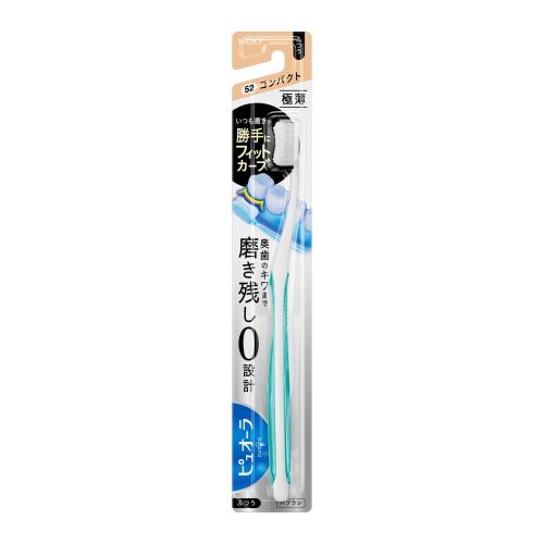 ピュオーラ 花王 ハブラシ コンパクト ふつう (1本) 歯ブラシ