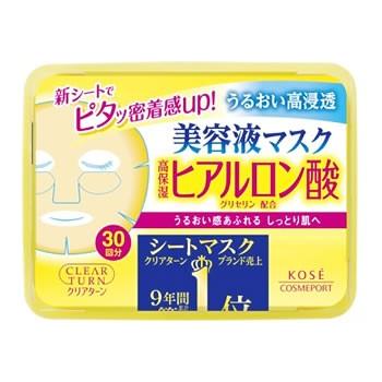 KOSEヒアルロン酸シートマスク 30枚入り 10個セット Amazon.co.jp: クリアターン KOSE エッセンスマスク (ヒアルロン酸
