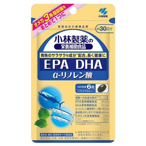小林製薬 小林製薬の栄養補助食品 EPA DHA α-リノレン酸 約30日分 (180  