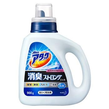 花王 アタック 消臭ストロングジェル 本体 (900g) 洗たく用洗剤 液体洗剤｜wellness-web