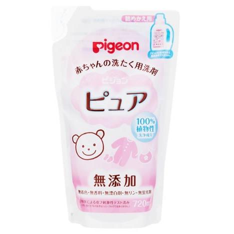 ピジョン　赤ちゃんの洗たく用洗剤　ピュア　つめかえ用　(720mL)　詰め替え用｜wellness-web