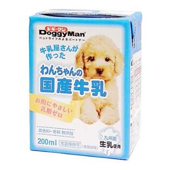 ドギーマン　わんちゃんの国産牛乳　(200mL)　犬用ミルク｜wellness-web