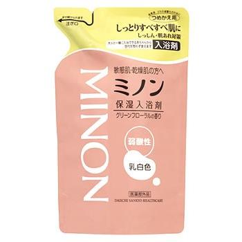 第一三共ヘルスケア ミノン　薬用保湿入浴剤　つめかえ用　４００ｍｌ×12パック MINON 第一三共ヘルスケア ミノン 薬用 保湿入浴剤 つめかえ用 (400mL