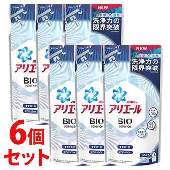 セット販売 Pamp G アリエール バイオサイエンスジェル つめかえ用 通常サイズ 690g 6個セット 詰め替え用 Bio Science 液体 洗濯洗剤 P G 逸品