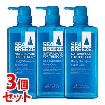 《セット販売》　ファイントゥデイ シーブリーズ スーパークール ボディシャンプー (600mL)×3個セット ジャンボサイズ｜wellness-web