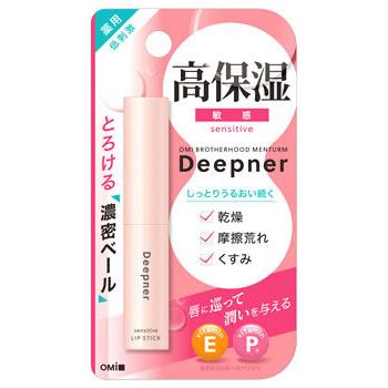 メンターム 近江兄弟社 ディープナーリップ 敏感 (2.3g) 低刺激 リップ