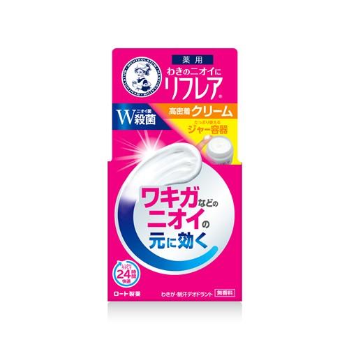 リフレア デオドラントクリーム 55g 無香料 ロート製薬 6個 ロート製薬 メンソレータム リフレア デオドラントクリーム (55g) 制汗